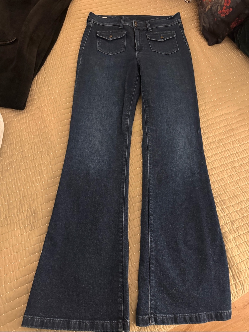 GAP ’70s Flare High Rise Jeans | Dark Wash | 31 / 12T